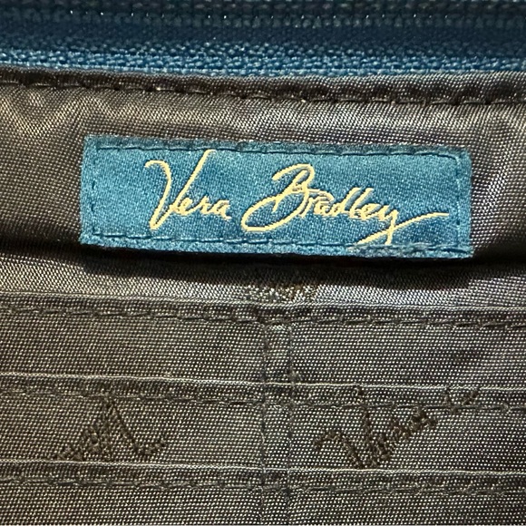 Vera Bradley Zip Around Wallet Blue Lagoon - Picture 4 of 5